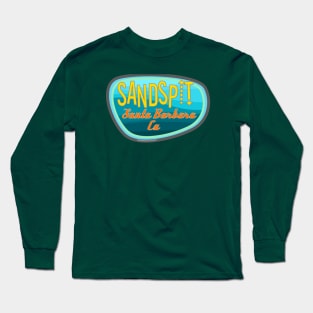 Sandspit Santa Barbara: California Surf Breaks Long Sleeve T-Shirt